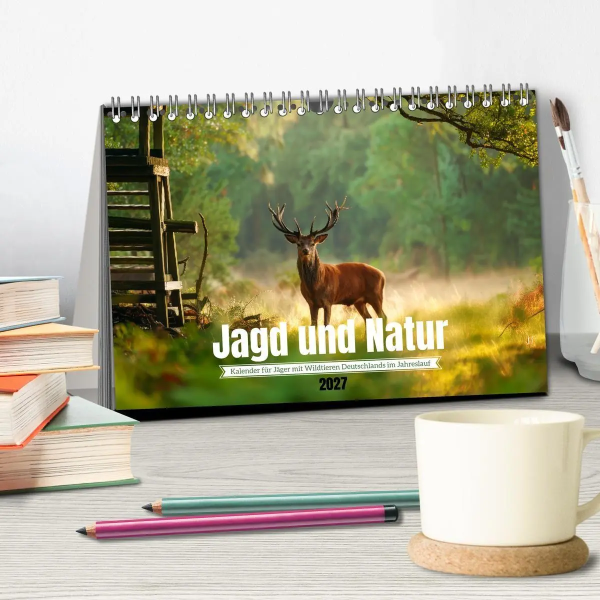Bild: 9783516848175 | Jagd und Natur - Kalender für Jäger mit Wildtieren Deutschlands im...