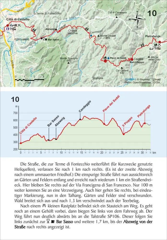 Bild: 9783866868175 | Italien: Franziskusweg | von Florenz nach Rom | Martin Simon | Buch