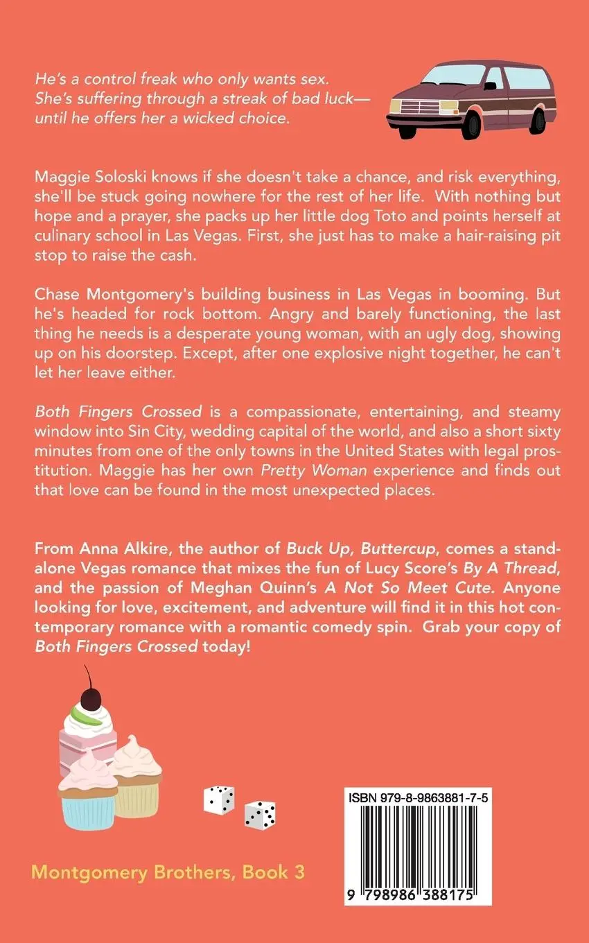 Rückseite: 9798986388175 | Both Fingers Crossed | Montgomery Brothers Book 3: A Vegas Romance