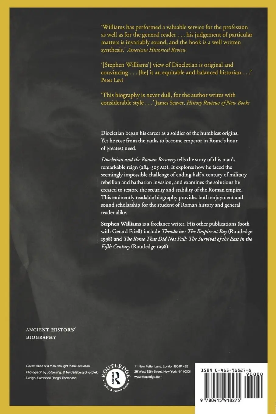 Rückseite: 9780415918275 | Diocletian and the Roman Recovery | Stephen Williams | Taschenbuch