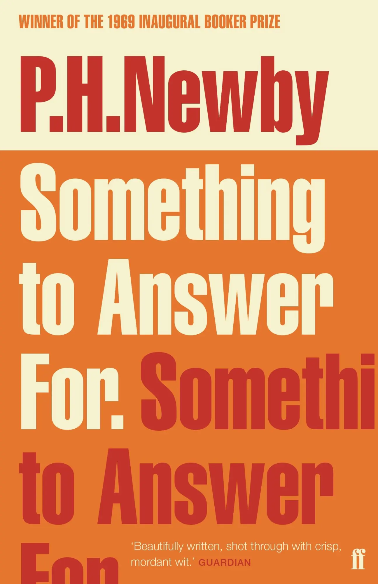 Cover: 9780571348275 | Something to Answer for | The First Man Booker Prize Winner | Newby