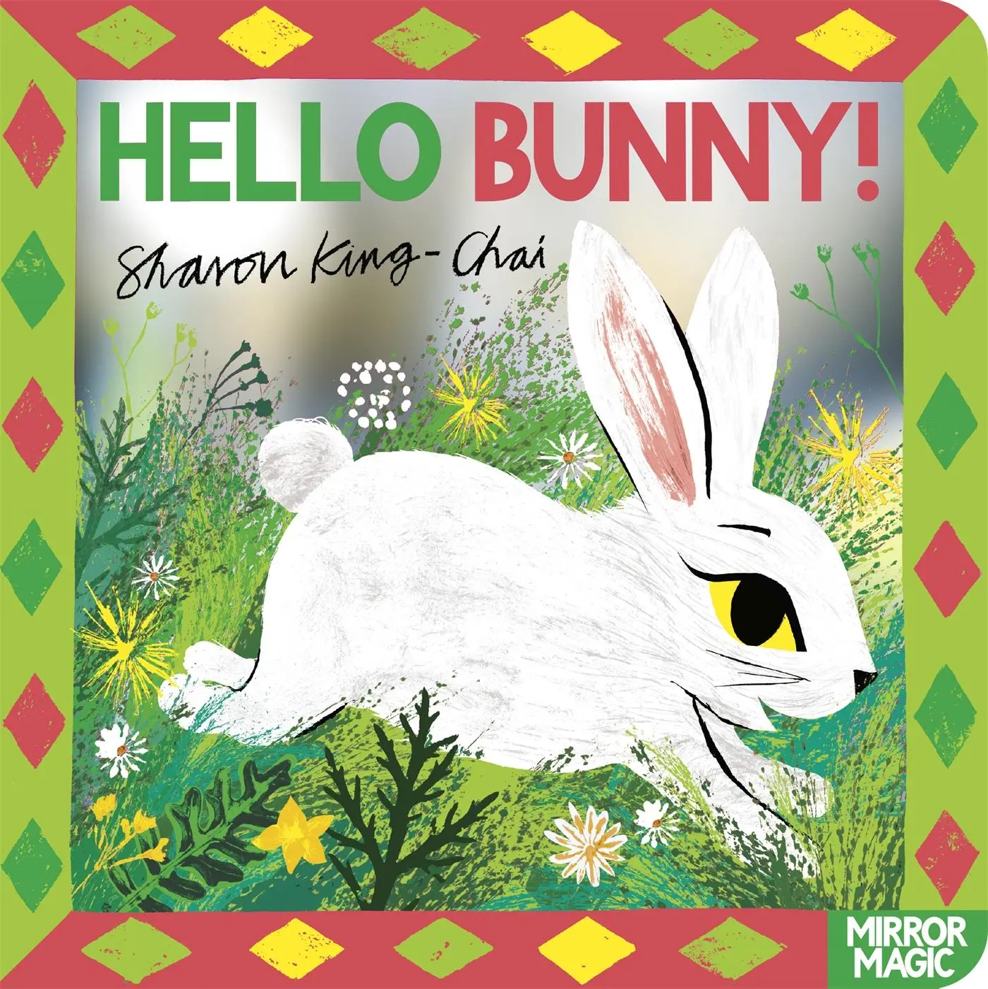 Cover: 9781035038275 | Hello Bunny! | An Easter search-and-find mirror book | King-Chai