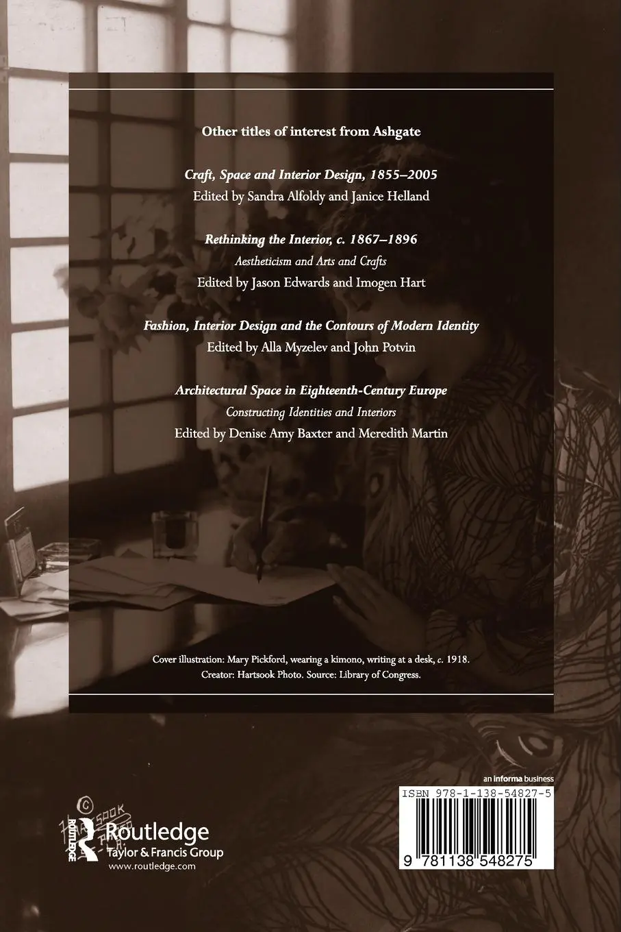 Rückseite: 9781138548275 | Biography, Identity and the Modern Interior | Anne Massey (u. a.)
