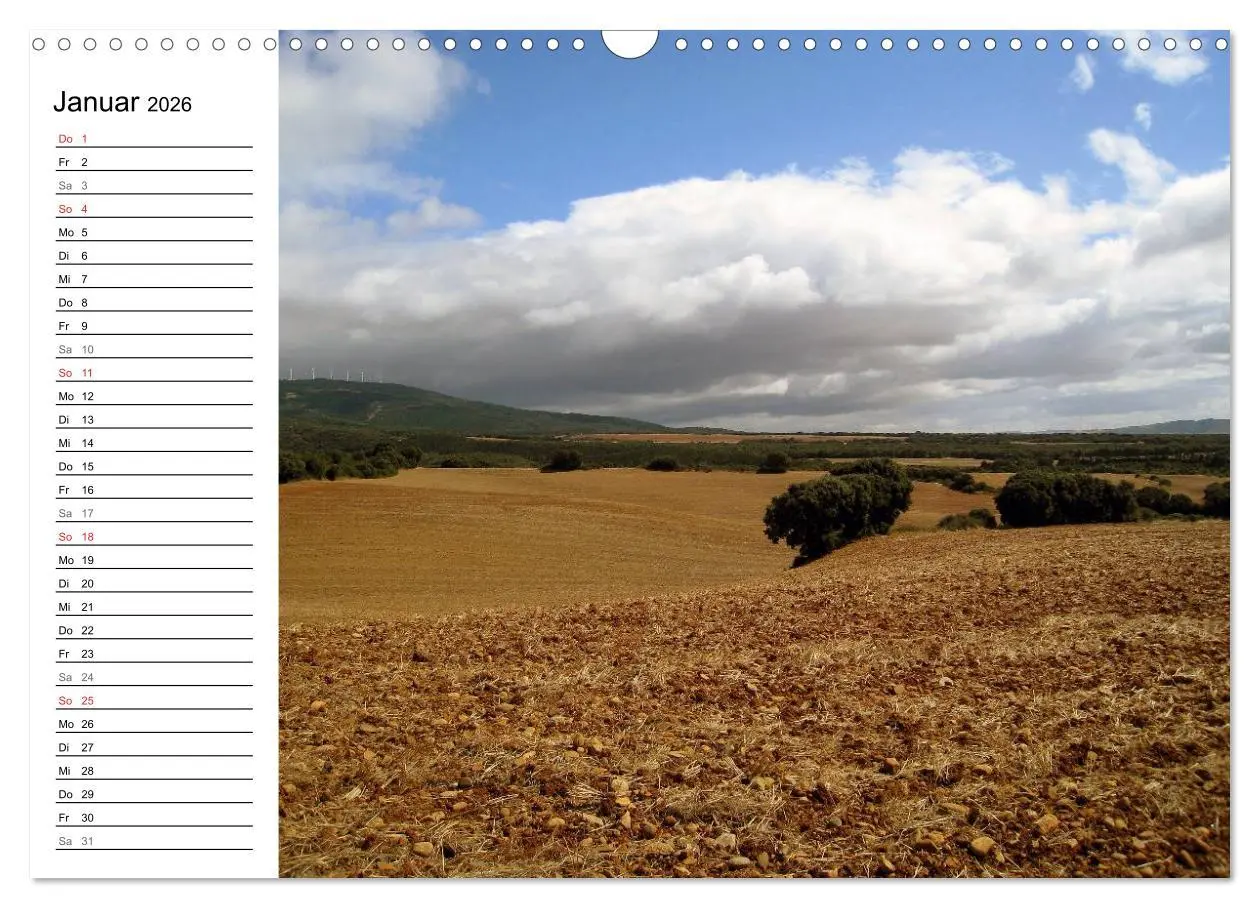 Bild: 9783457988275 | Jakobsweg - Camino Frances (Wandkalender 2026 DIN A3 quer),...