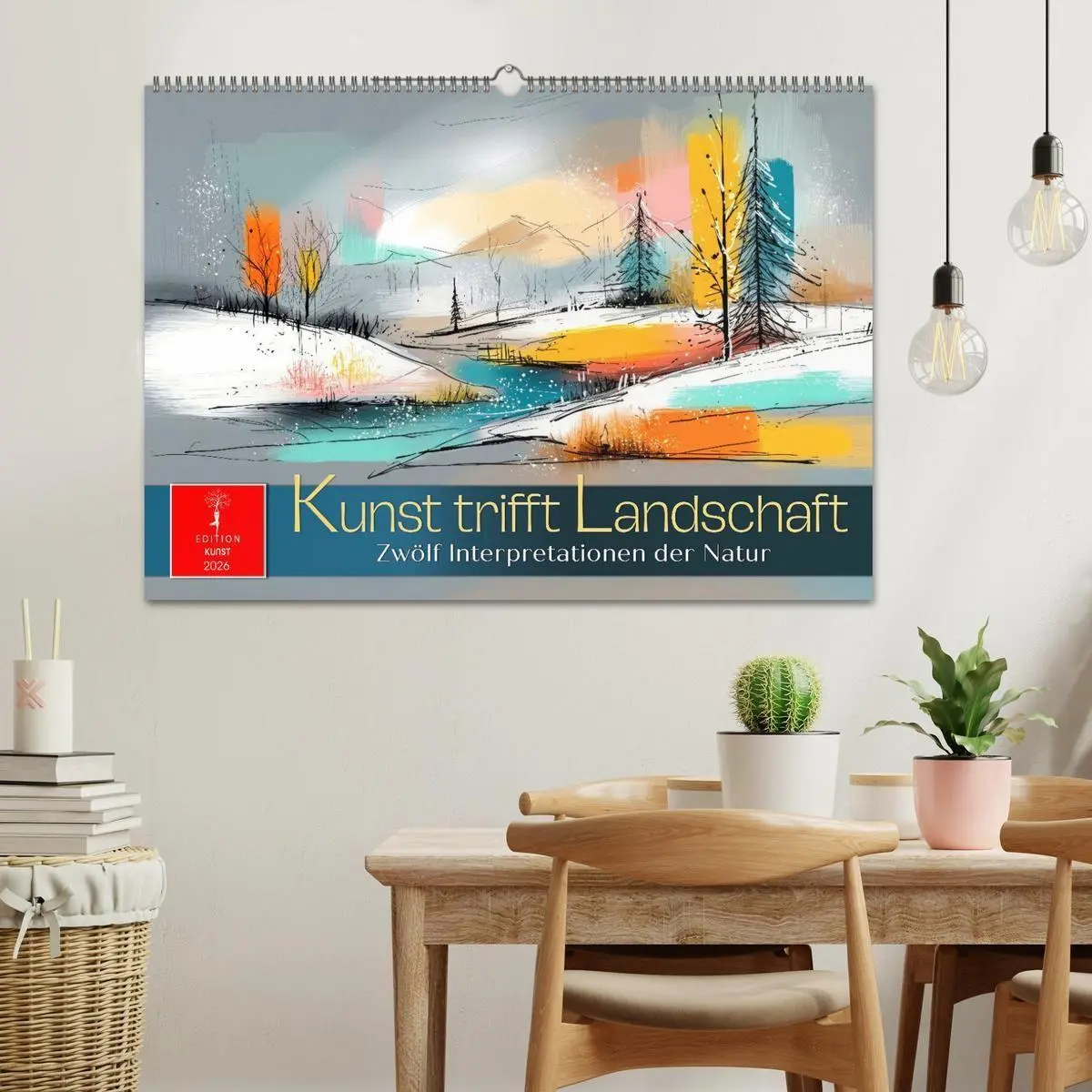 Bild: 9783516698275 | Kunst trifft Landschaft (Wandkalender 2026 DIN A2 quer), CALVENDO...