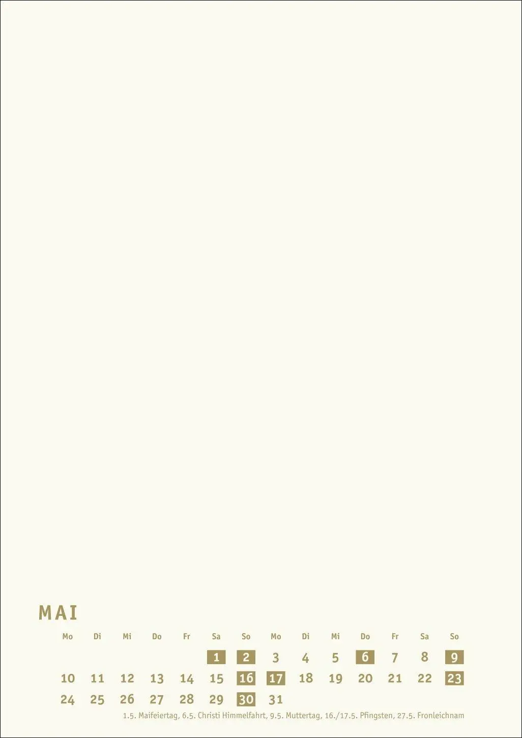 Bild: 9783756418275 | Premium-Bastelkalender gold A4 2027 | Heye | Kalender | Spiralbindung
