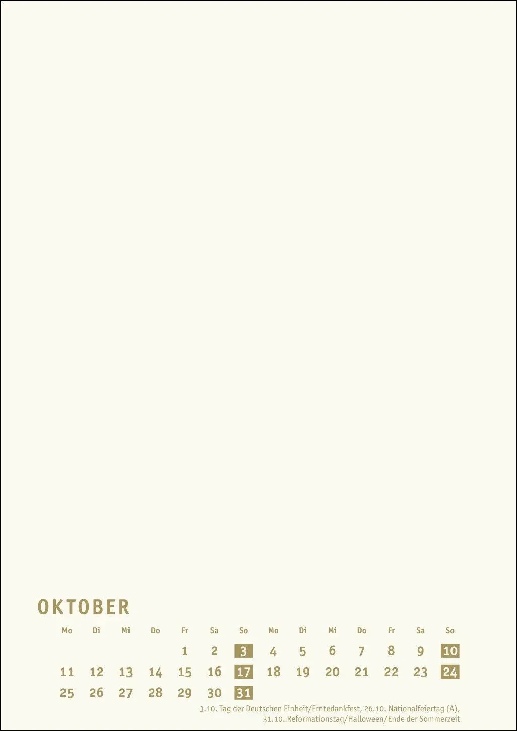 Bild: 9783756418275 | Premium-Bastelkalender gold A4 2027 | Heye | Kalender | Spiralbindung