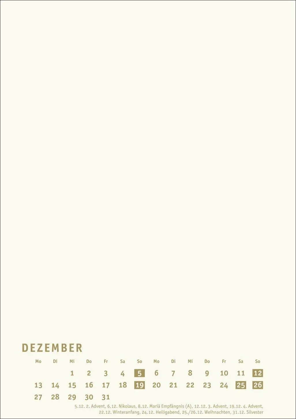 Bild: 9783756418275 | Premium-Bastelkalender gold A4 2027 | Heye | Kalender | Spiralbindung