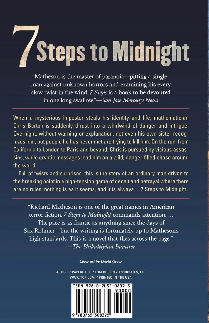 Rückseite: 9780765308375 | 7 Steps to Midnight | Richard Matheson | Taschenbuch | Englisch | 2003