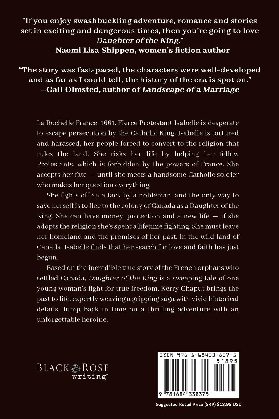 Rückseite: 9781684338375 | Daughter of the King | Kerry Chaput | Taschenbuch | Defying the Crown