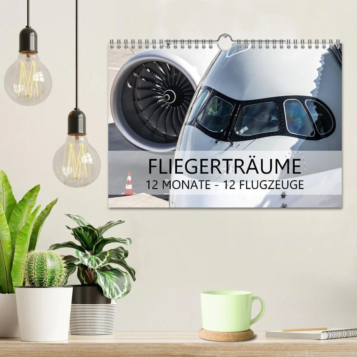 Bild: 9783457358375 | Fliegerträume: 12 Monate, 12 Flugzeuge (Wandkalender 2026 DIN A4...