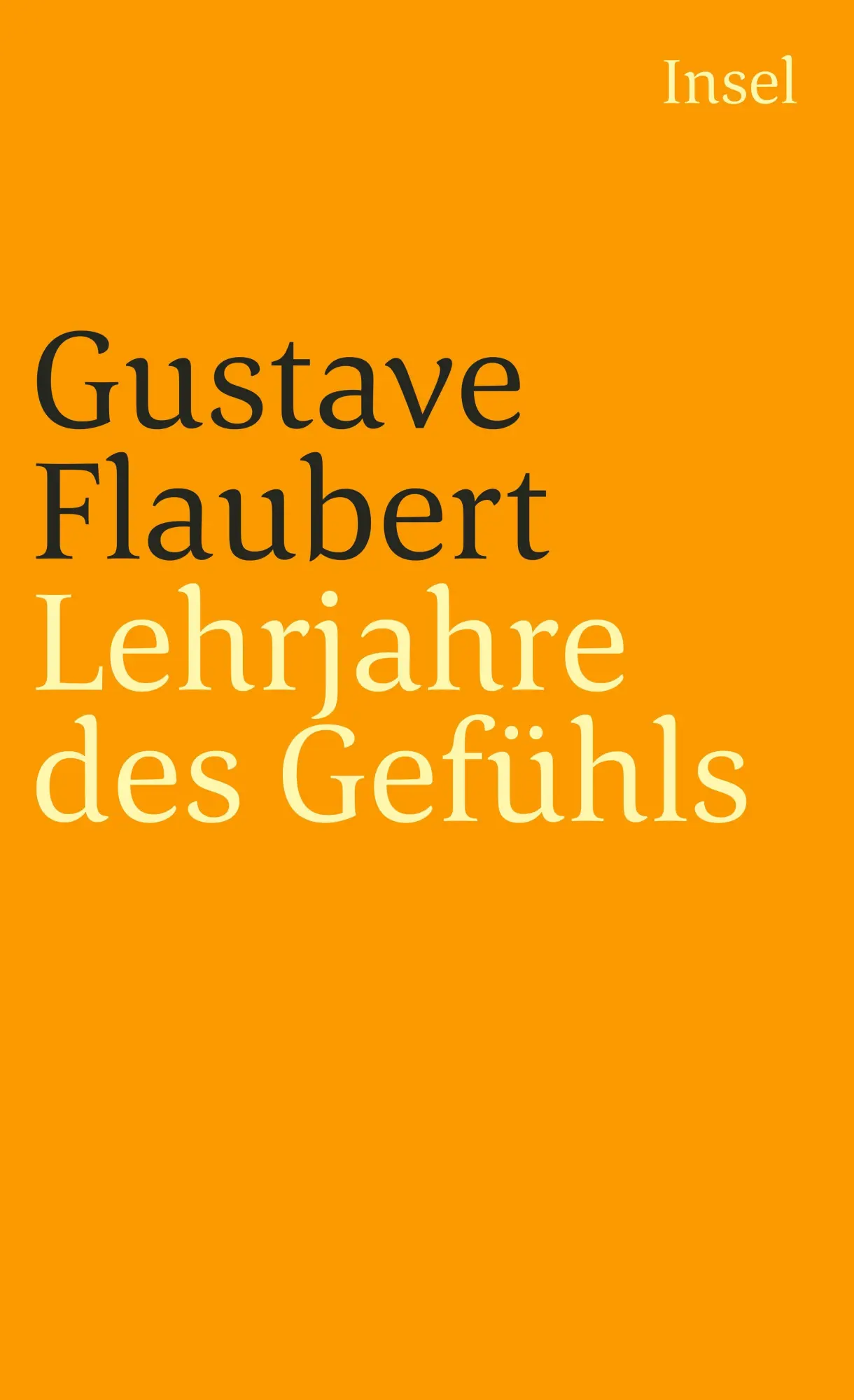 Cover: 9783458348375 | Lehrjahre des Gefühls | Geschichte eines jungen Mannes | Flaubert
