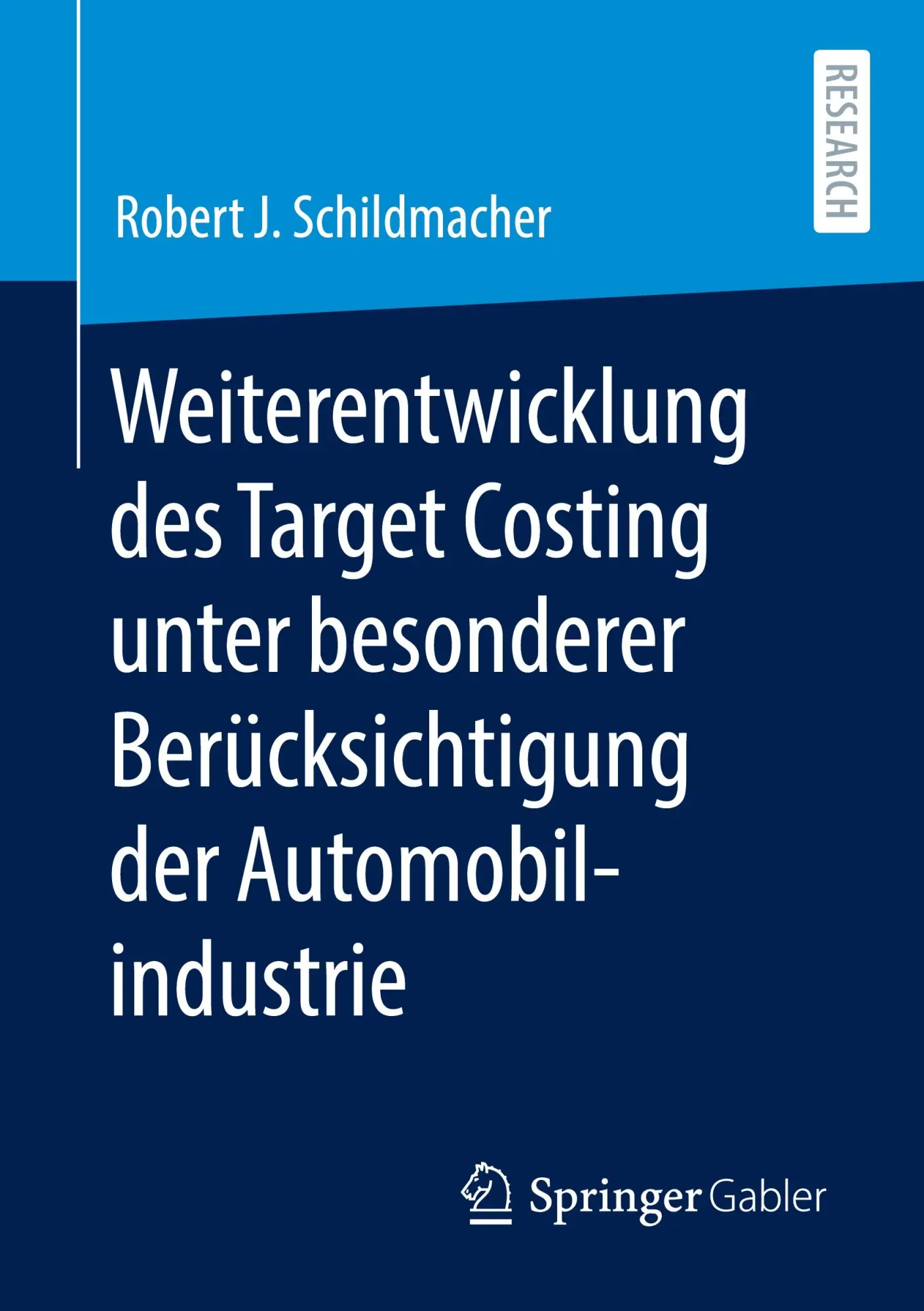 Cover: 9783658328375 | Weiterentwicklung des Target Costing unter besonderer...