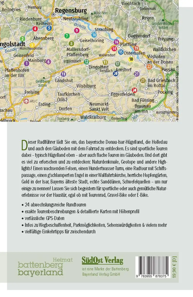 Rückseite: 9783955878375 | Genussradeln Bayerisches Donau-Isar-Hügelland | Armin Rauen | Buch