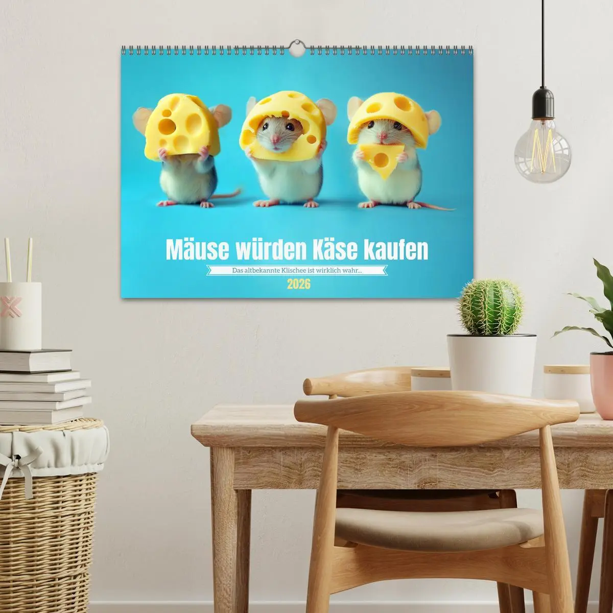 Bild: 9783457278475 | Mäuse würden Käse kaufen (Wandkalender 2026 DIN A3 quer), CALVENDO...