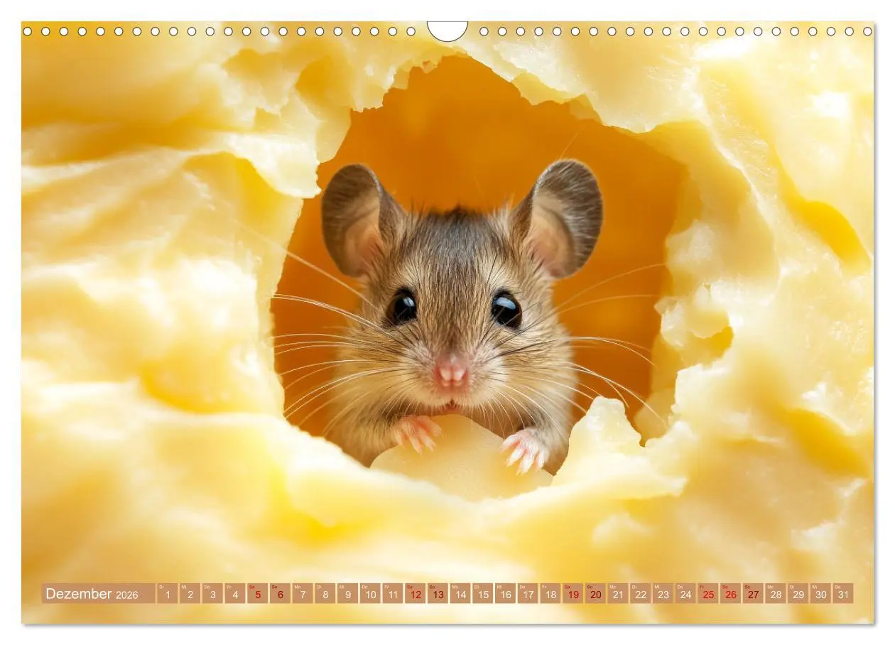 Bild: 9783457278475 | Mäuse würden Käse kaufen (Wandkalender 2026 DIN A3 quer), CALVENDO...