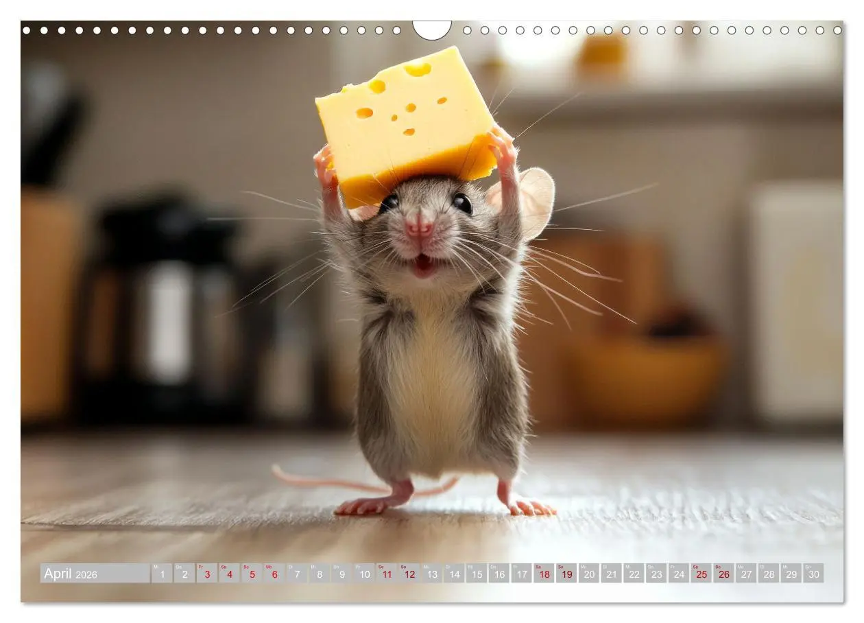 Bild: 9783457278475 | Mäuse würden Käse kaufen (Wandkalender 2026 DIN A3 quer), CALVENDO...