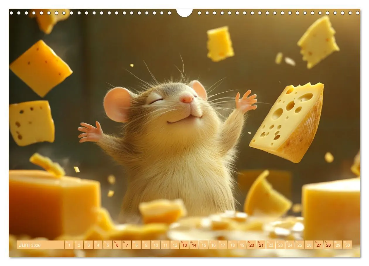 Bild: 9783457278475 | Mäuse würden Käse kaufen (Wandkalender 2026 DIN A3 quer), CALVENDO...