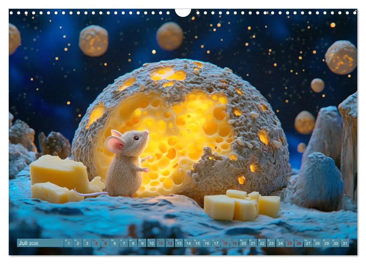 Bild: 9783457278475 | Mäuse würden Käse kaufen (Wandkalender 2026 DIN A3 quer), CALVENDO...