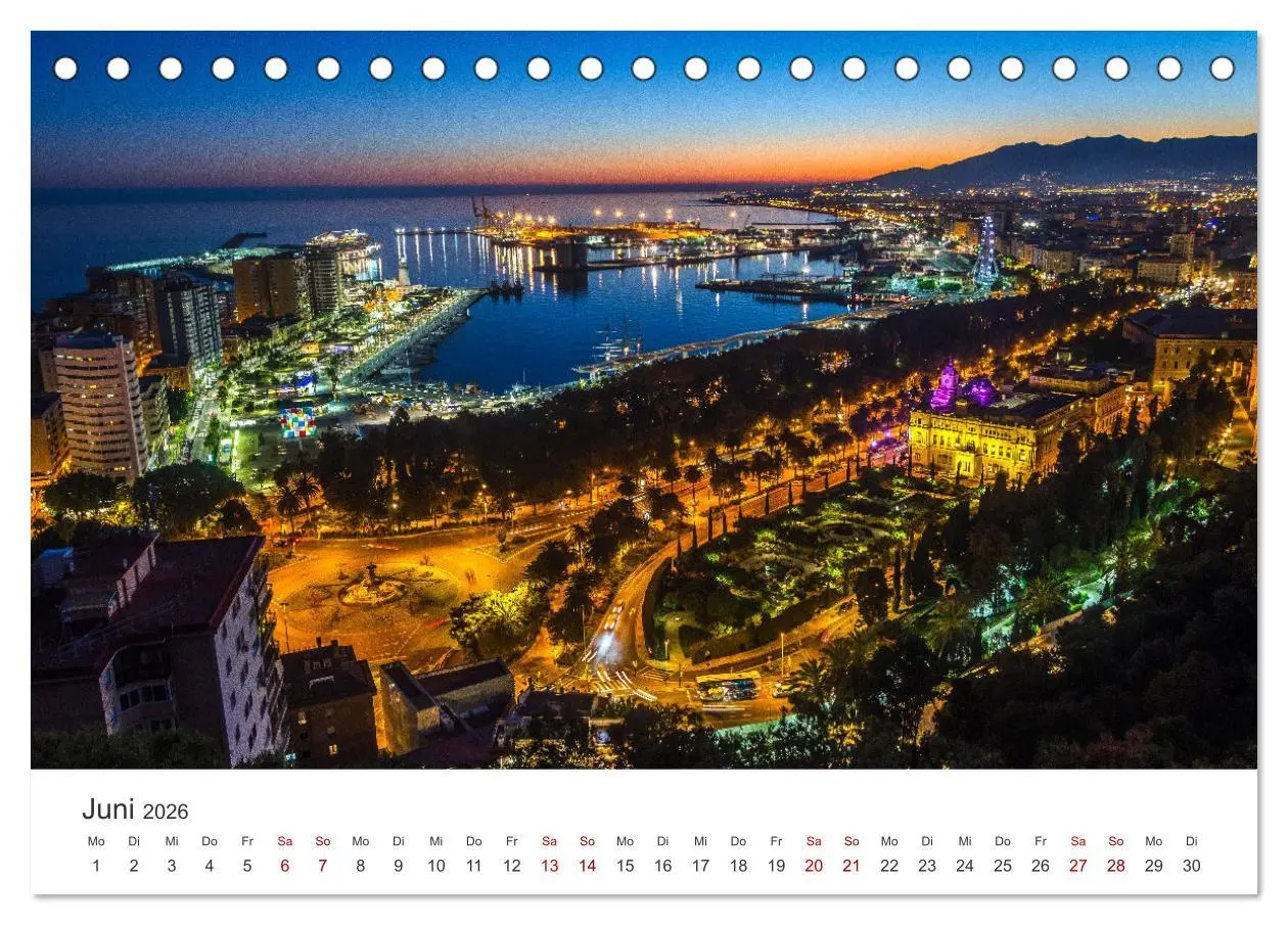 Bild: 9783457418475 | Málaga - Eine Perle in Andalusien. (Tischkalender 2026 DIN A5...