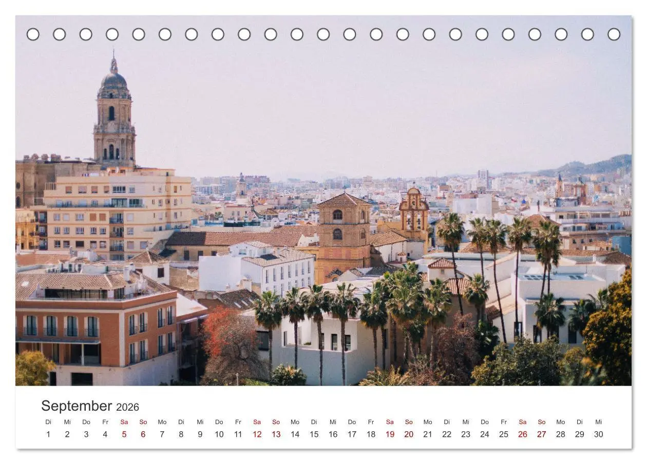 Bild: 9783457418475 | Málaga - Eine Perle in Andalusien. (Tischkalender 2026 DIN A5...