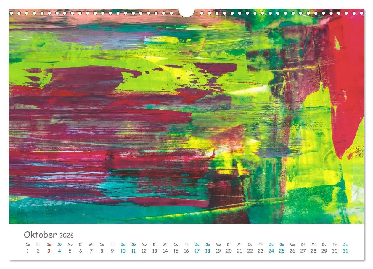 Bild: 9783457728475 | Colorpop - Joyful, abstract. multicolored (Wandkalender 2026 DIN A3...
