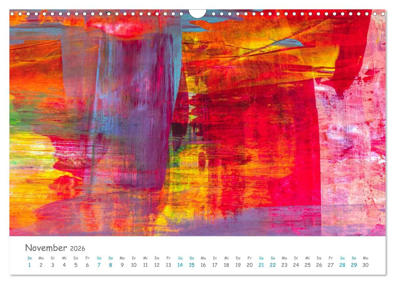 Bild: 9783457728475 | Colorpop - Joyful, abstract. multicolored (Wandkalender 2026 DIN A3...