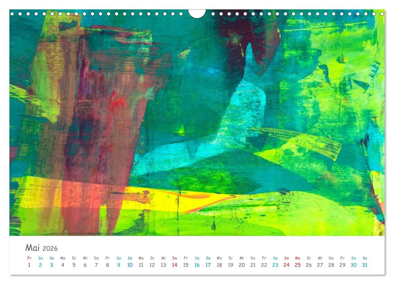 Bild: 9783457728475 | Colorpop - Joyful, abstract. multicolored (Wandkalender 2026 DIN A3...
