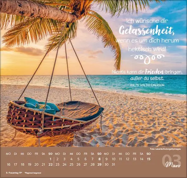 Bild: 9783731888475 | Die allerbesten Wünsche für dich 2026 | Verlag Korsch | Kalender