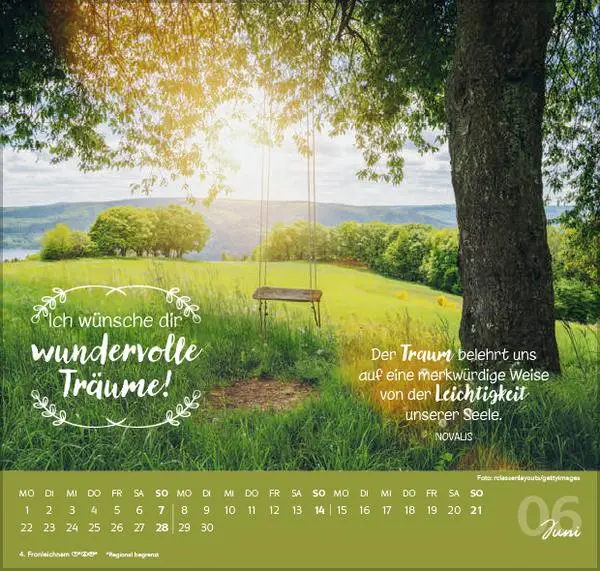 Bild: 9783731888475 | Die allerbesten Wünsche für dich 2026 | Verlag Korsch | Kalender