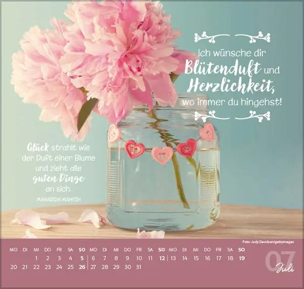 Bild: 9783731888475 | Die allerbesten Wünsche für dich 2026 | Verlag Korsch | Kalender