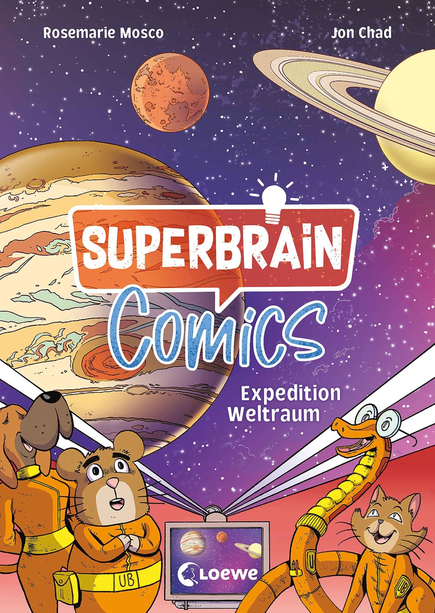 Cover: 9783743218475 | Superbrain-Comics - Expedition Weltraum | Rosemary Mosco | Buch | 2025