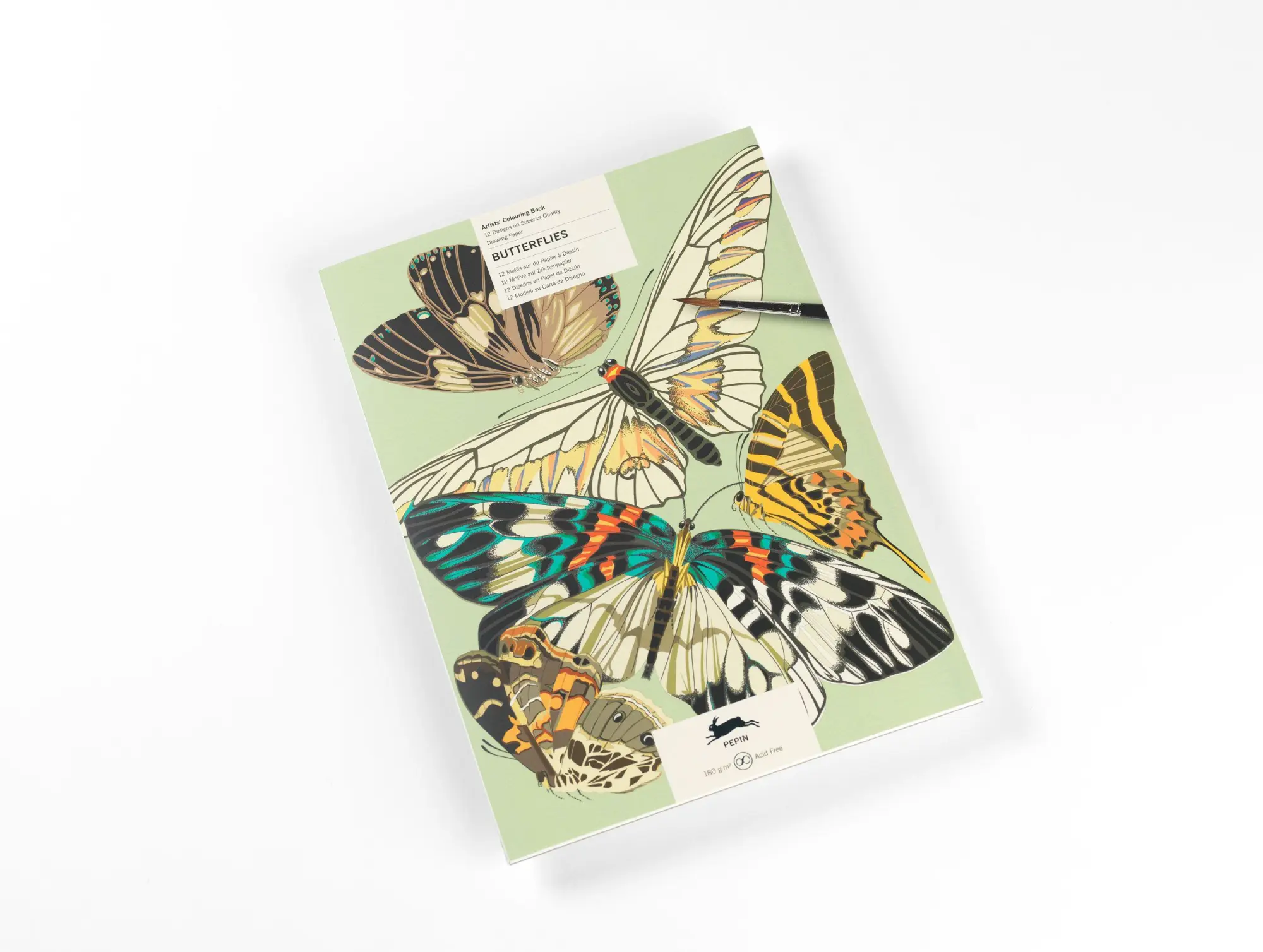 Cover: 9789460098475 | Butterflies | Artists' Colouring Book | Pepin Van Roojen | Taschenbuch