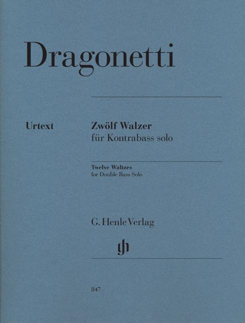 Cover: 9790201808475 | Zwolf Walzer Kontrabass Solo | Domenico Dragonetti | Taschenbuch