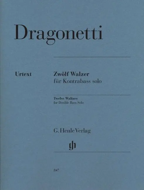 Cover: 9790201808475 | Zwolf Walzer Kontrabass Solo | Domenico Dragonetti | Taschenbuch