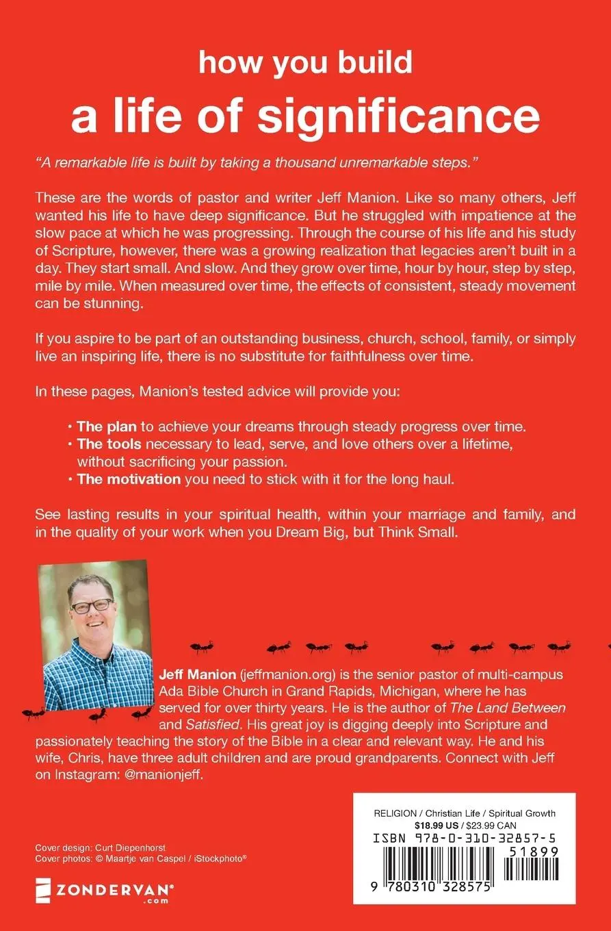 Rückseite: 9780310328575 | Dream Big, Think Small | Jeff Manion | Taschenbuch | Englisch | 2017