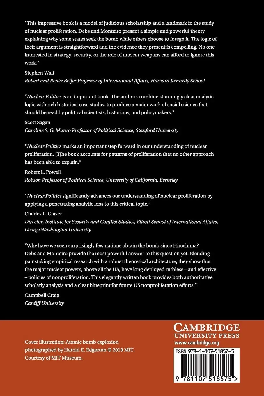 Rückseite: 9781107518575 | Nuclear Politics | Alexandre Debs (u. a.) | Taschenbuch | Englisch