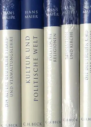 Cover: 9783406608575 | Gesammelte Schriften Gesamtwerk in 5 Bänden | Hans Maier | Buch | 2010