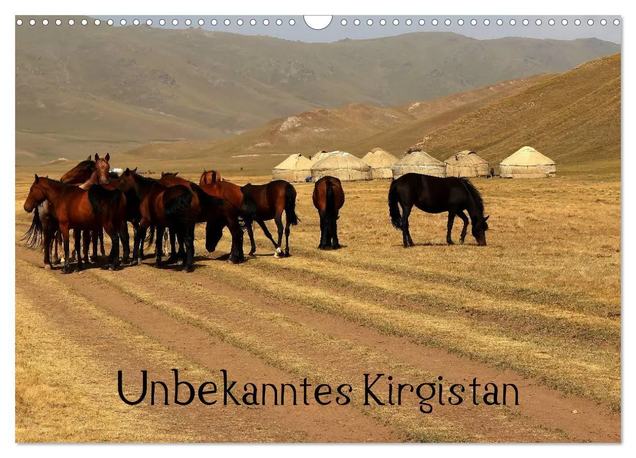 Cover: 9783457958575 | Unbekanntes Kirgistan (Wandkalender 2026 DIN A3 quer), CALVENDO...