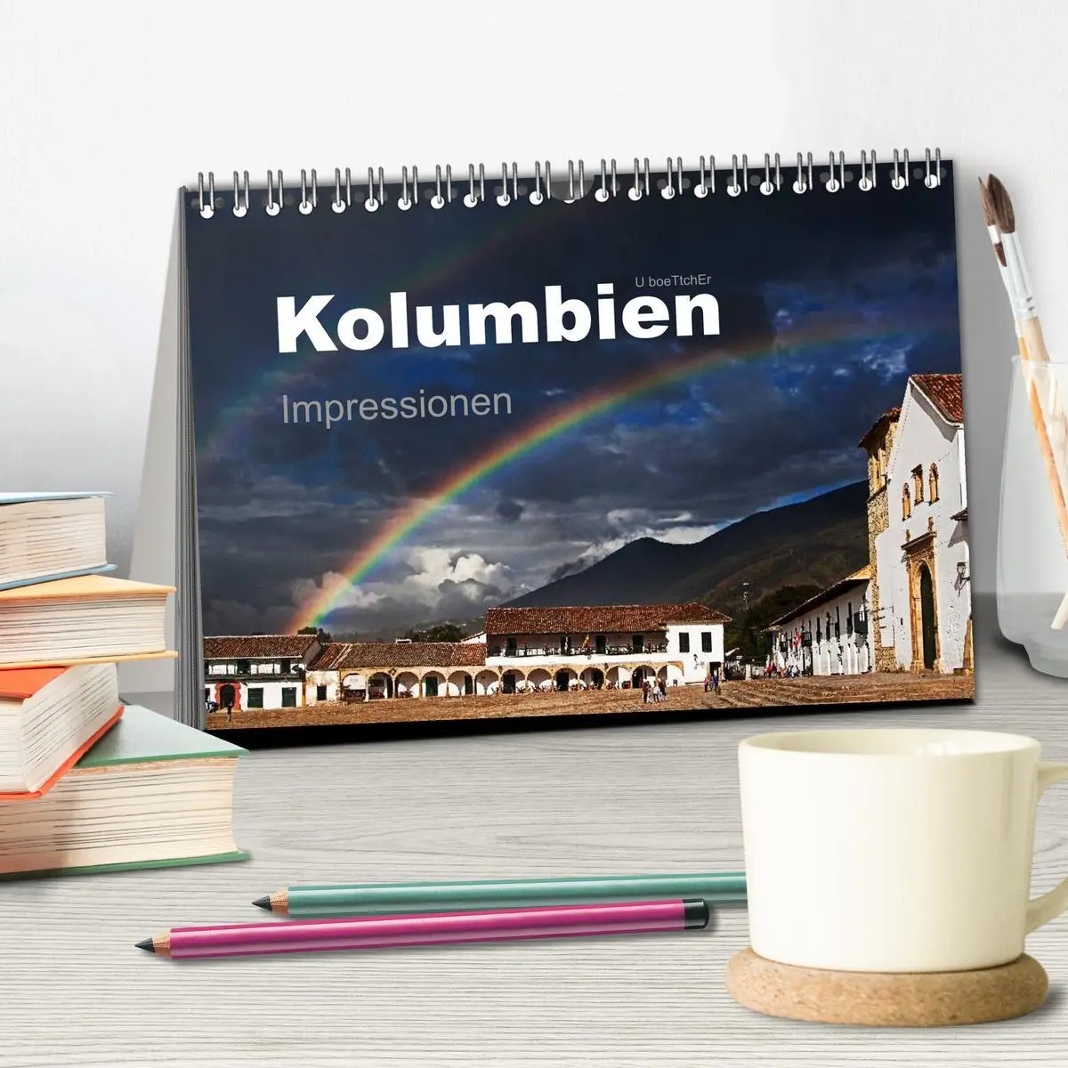 Bild: 9783516118575 | Kolumbien Impressionen (Tischkalender 2026 DIN A5 quer), CALVENDO...