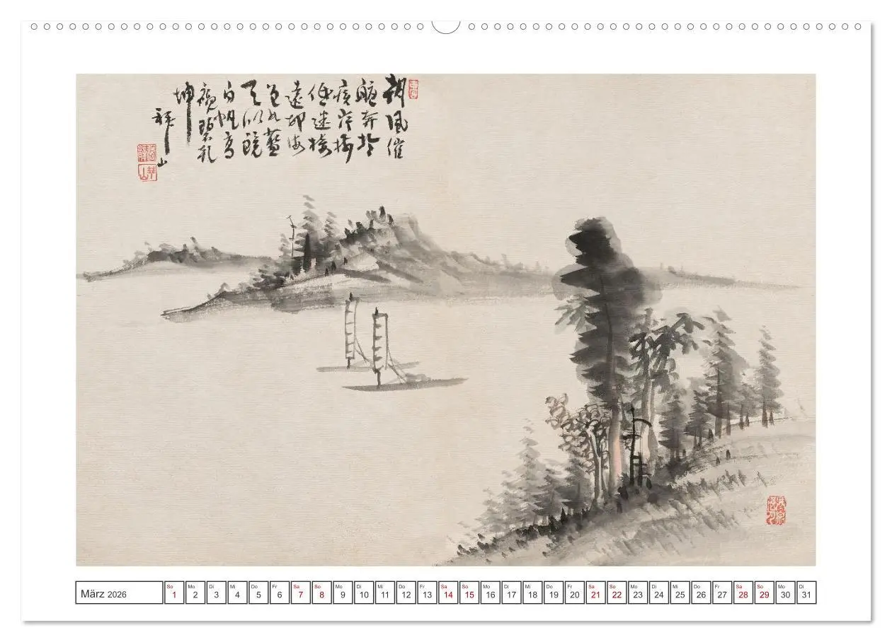 Bild: 9783516598575 | Yoshitsugu Haizan (Wandkalender 2026 DIN A2 quer), CALVENDO...