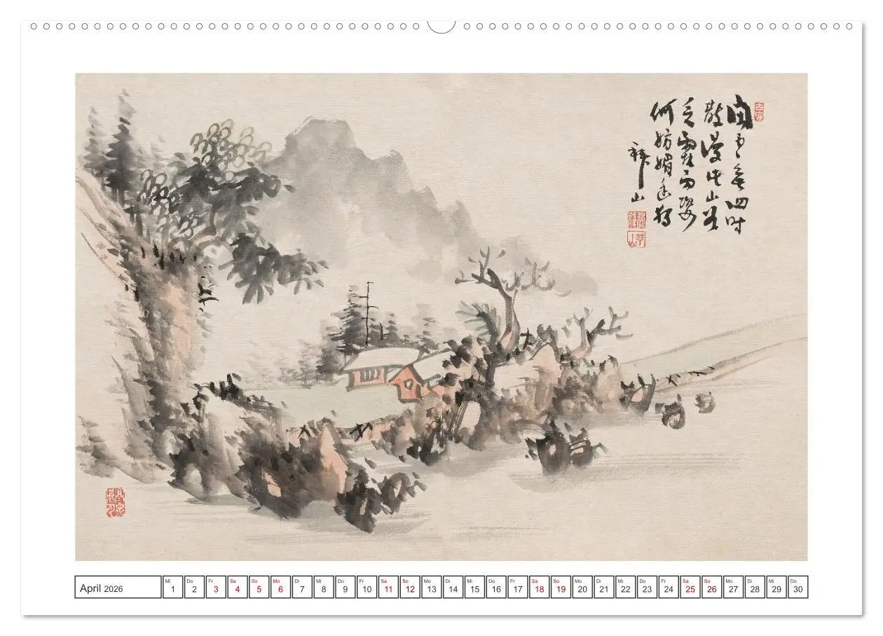 Bild: 9783516598575 | Yoshitsugu Haizan (Wandkalender 2026 DIN A2 quer), CALVENDO...