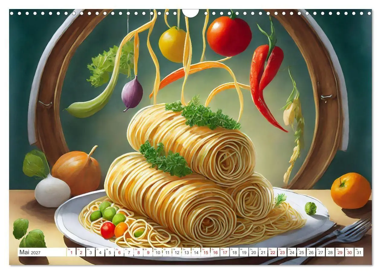 Bild: 9783569208575 | Nudel Varianten (Wandkalender 2027 DIN A3 quer), CALVENDO...