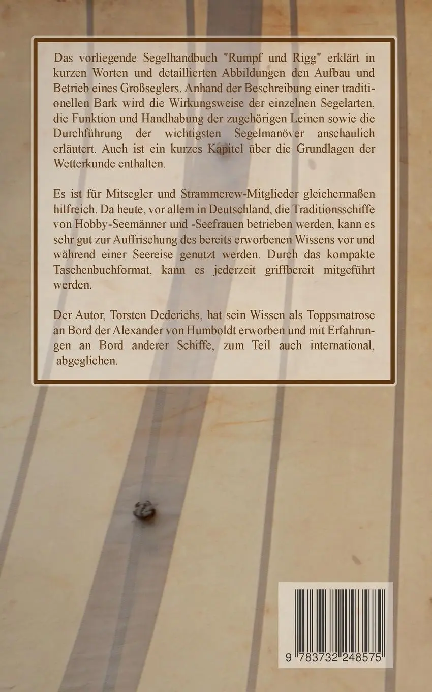 Rückseite: 9783732248575 | Rumpf und Rigg | Ein Segelhandbuch | Torsten Dederichs | Taschenbuch