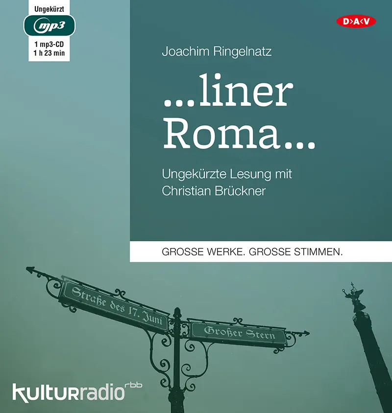 Cover: 9783862318575 | ...liner Roma...,1 Audio-CD, 1 MP3 | Ungekürzte Lesung | Ringelnatz