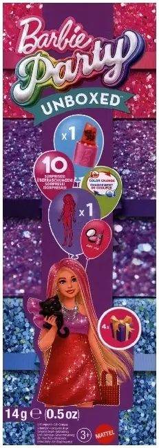 Cover: 194735308675 | Barbie Party Unboxed Barbie Glam Barbie Serie - rote Puppe | Karton