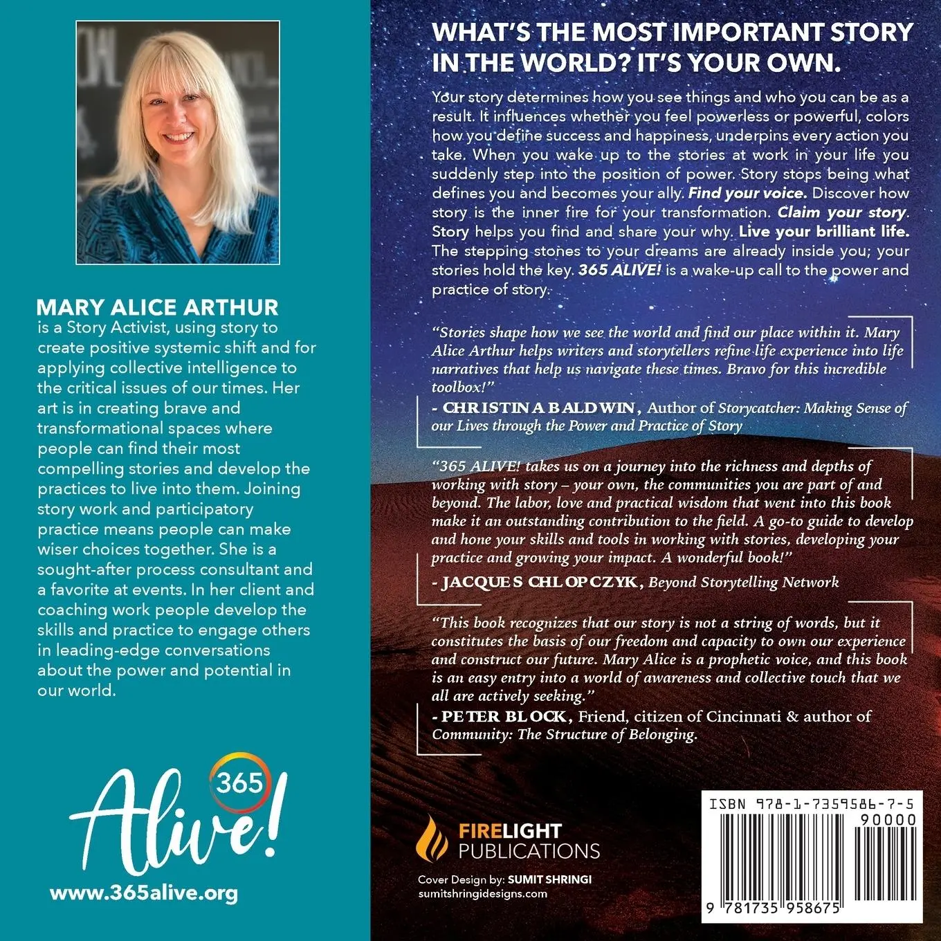 Rückseite: 9781735958675 | 365 ALIVE! | Mary Alice Arthur | Taschenbuch | Englisch | 2021