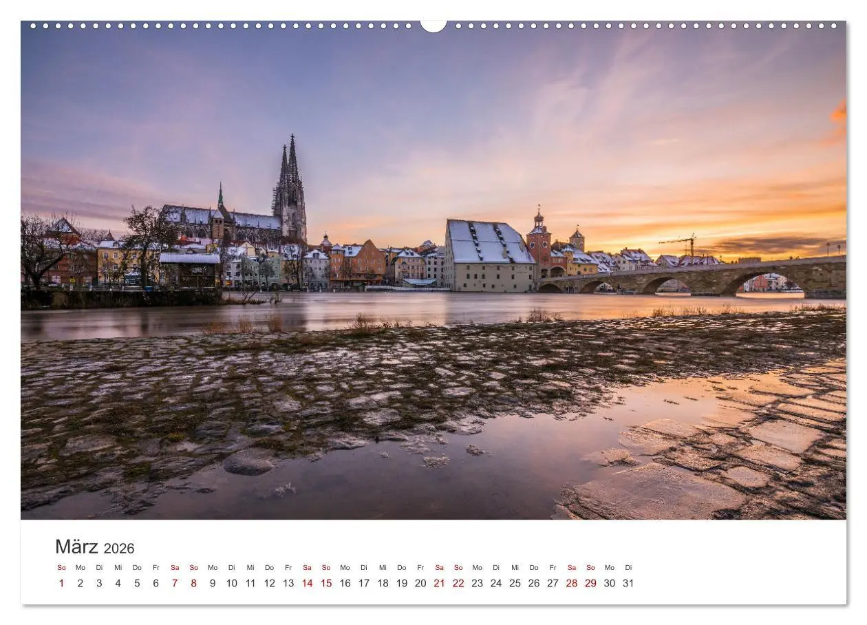 Bild: 9783457638675 | Regensburg kunstvoll in Szene gesetzt (Wandkalender 2026 DIN A2...
