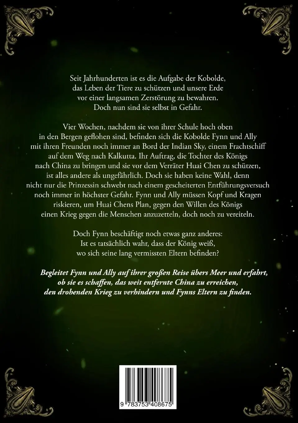 Rückseite: 9783753408675 | Fynn &amp; Ally | Die große Reise | Michael Kneer | Taschenbuch | 248 S.