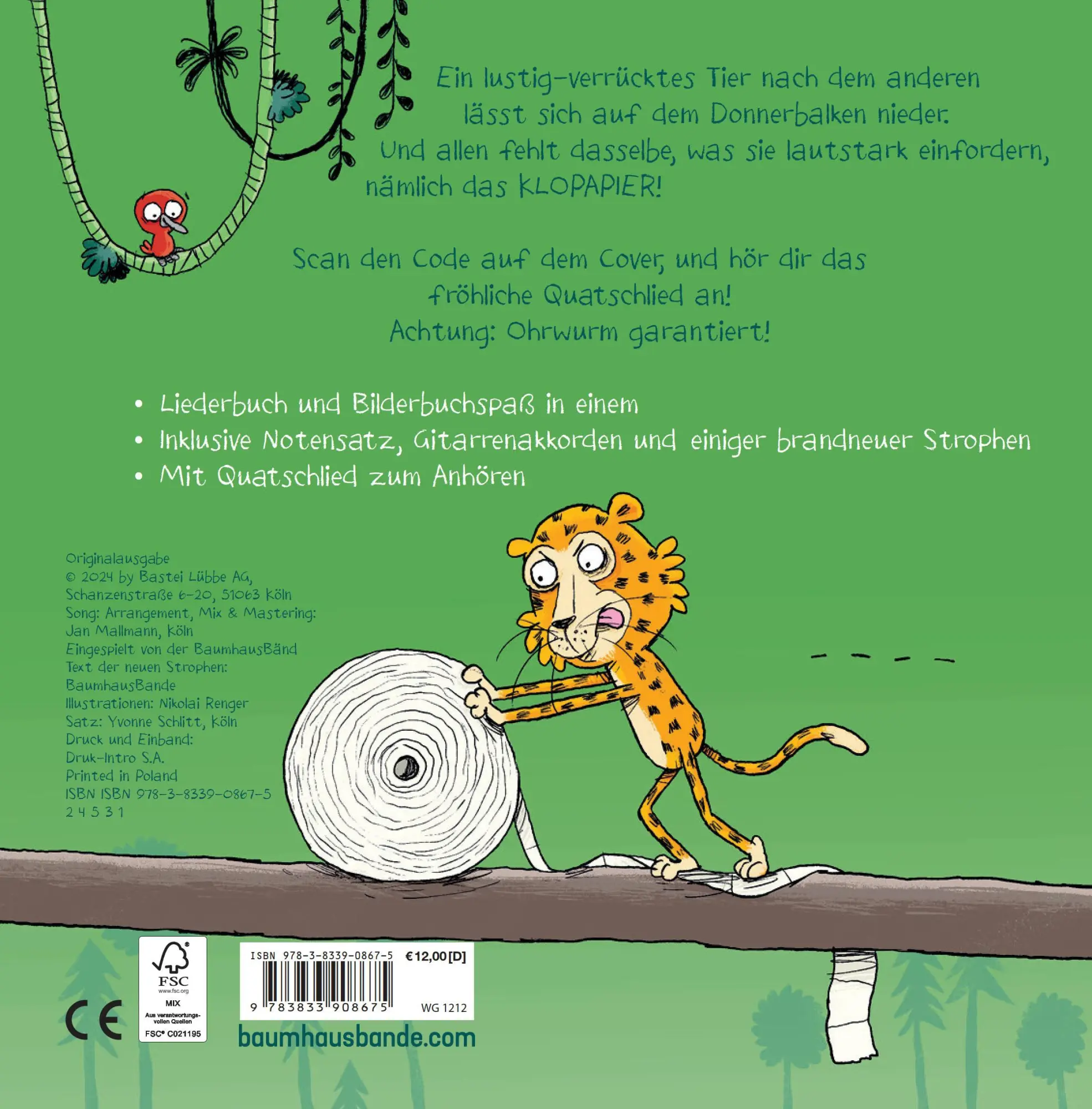 Bild: 9783833908675 | Und sie schrien nach Klopapier - Ein Quatschliederbuch | Renger | Buch